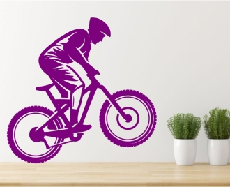 Sticker mountain bike