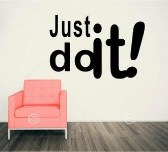 Sticker mtivational JUST DO IT !