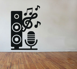 Sticker muzical model 1
