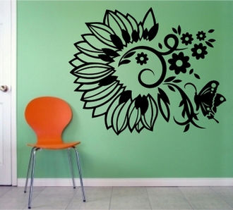 Sticker ornamental vegetal