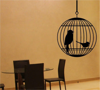 Sticker pasarele in colivie