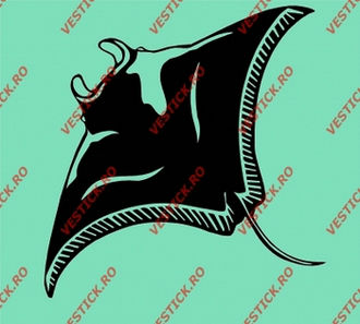 Sticker pisica de mare