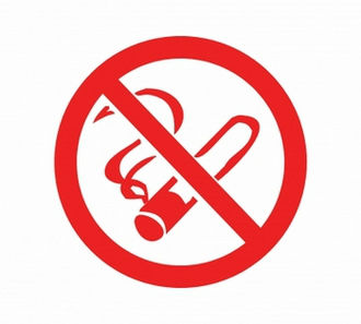 Sticker fumatul interzis
