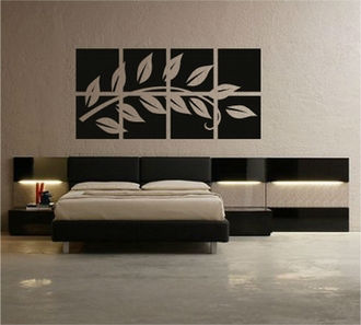 Sticker tablou floral