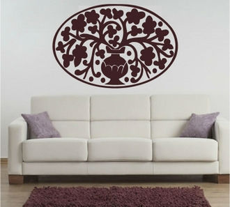 Sticker tablou floral