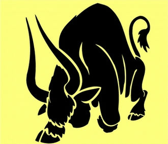 Sticker zodiac taur