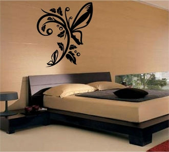 Stickere fluturi si flori