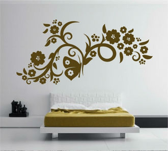 Tatuaj de perete decorativ floral