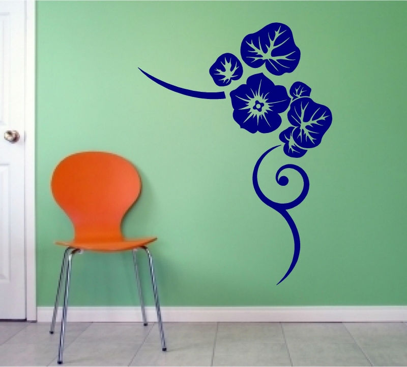 Autocolant floare de perete