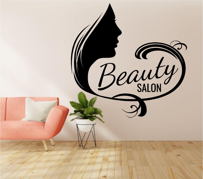 Autocolant perete Beauty Salon