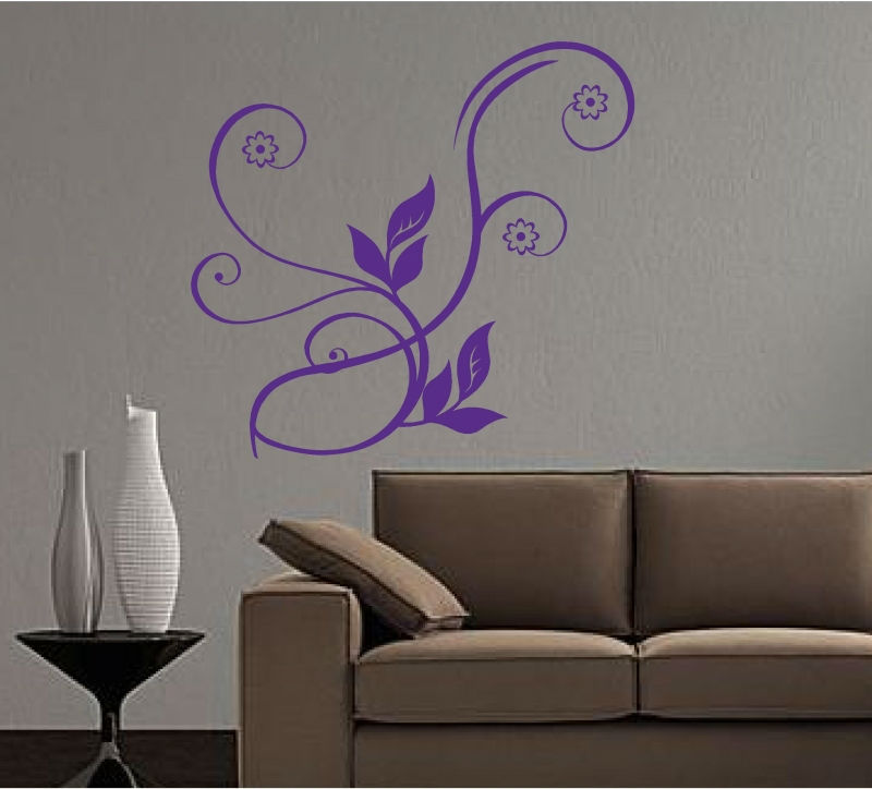 Colant de perete floral