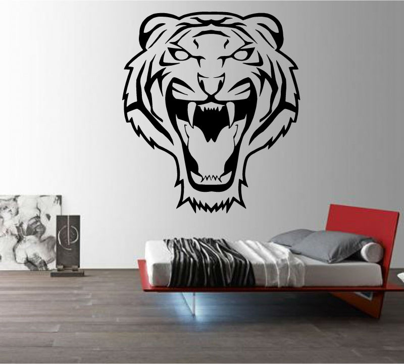 Sticker Cap de tigru ragnind