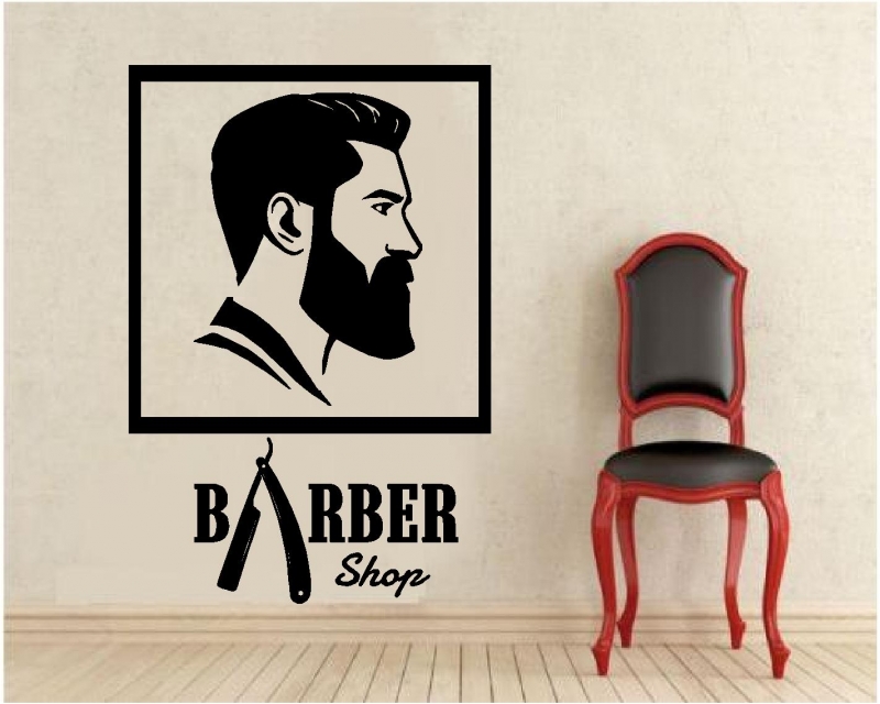 Sticker decorativ Barber shop 3