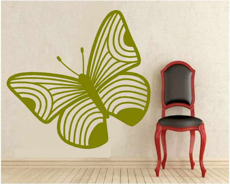 Sticker decorativ fluture varianta 19
