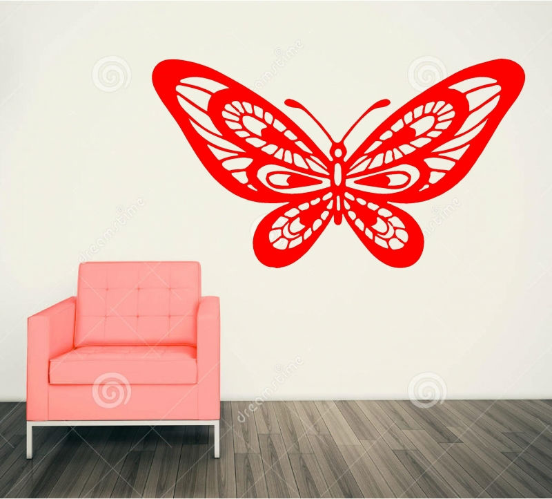 Sticker decorativ cu fluturi