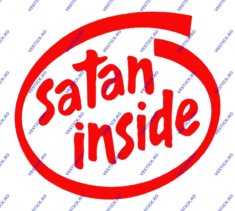 Sticker satan