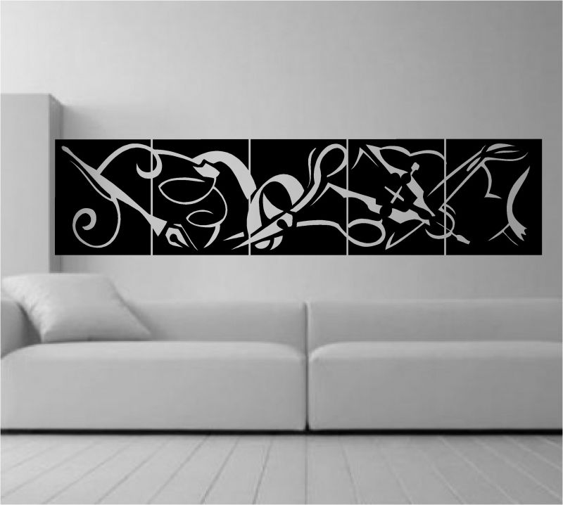 Sticker Tablou abstract